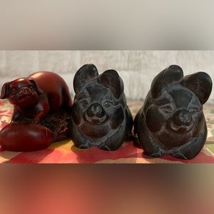 Vintage BOMA pig collection